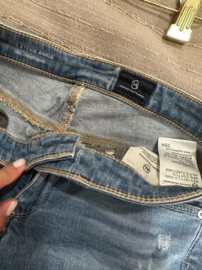 Ag Adriano Goldschmied Stevie Ankle Jeans - Faded Blue